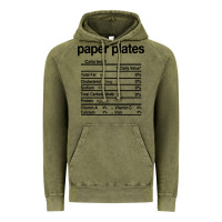 Vintage Olive paper plates nutrition facts funny thanksgiving christmas Vintage Hoodie - artisFamous
