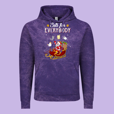 Cats For Everybody Cat Christmas Ugly Christmas Sweatshirt Vintage Hoodie Designed By Artisfamous