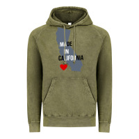 Vintage Olive made in california Vintage Hoodie - artisFamous