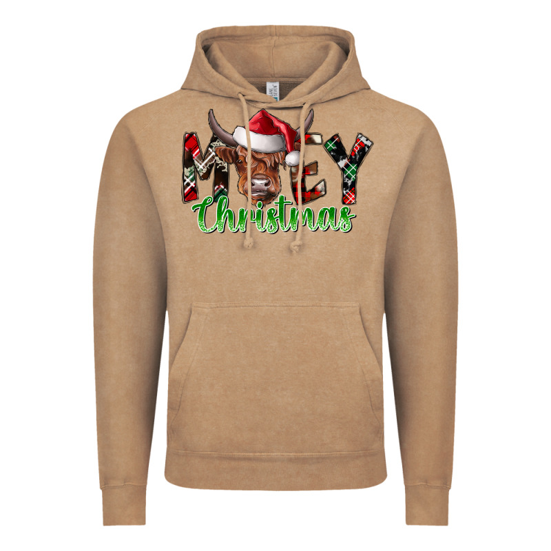 Moey Christmas Vintage Hoodie by CowhideDigitalArt | Teevron
