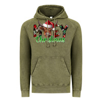 Vintage Olive moey Christmas Vintage Hoodie - CowhideDigitalArt