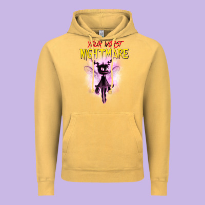 Your Worst Nightmare Vintage Hoodie Designed By Artisfamous
