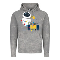 Cloud Rock wall e eve christmas light wrap graphic t shirt Vintage Hoodie - artisFamous