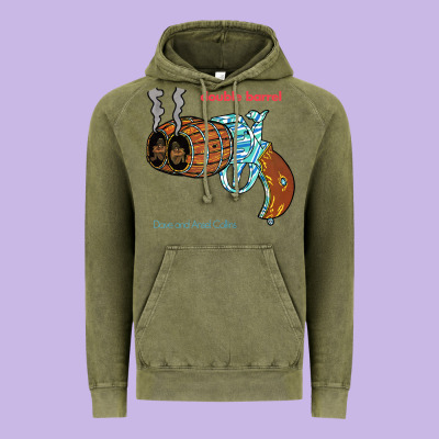Double Barrel Vintage Hoodie Designed By Artisfamous