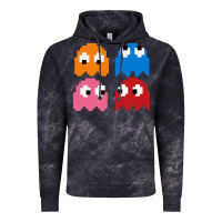 Cloud Black pacman ghosts cool retro 80s Vintage Hoodie - artisFamous