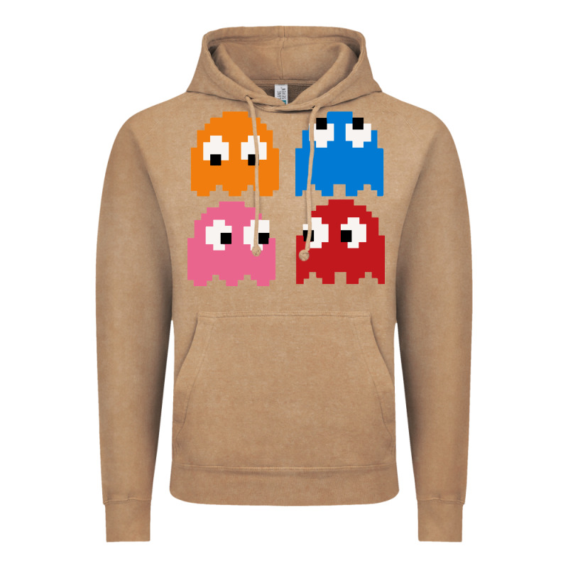 Pacman Ghosts Cool Retro 80s Vintage Hoodie by artisFamous | Teevron
