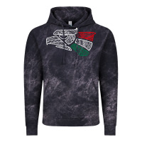 Cloud Black mexico flag Vintage Hoodie - artisFamous