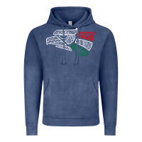 Vintage Denim mexico flag Vintage Hoodie - artisFamous
