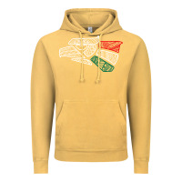 Vintage Mustard mexico flag Vintage Hoodie - artisFamous