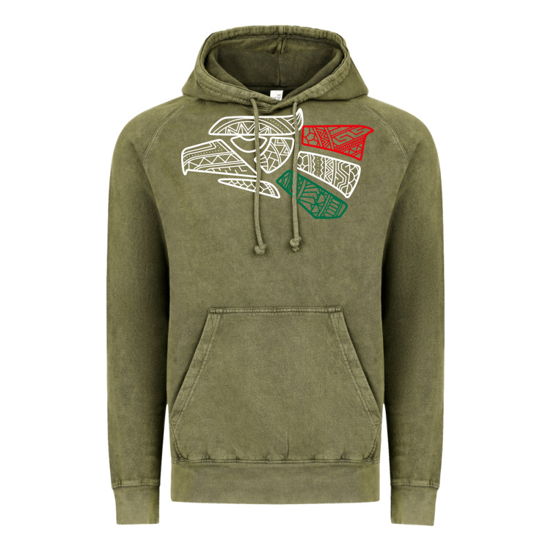 Mexico Flag Vintage Hoodie by artisFamous | Teevron