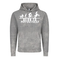 Cloud Rock motocross motocicleta evolución offroad Vintage Hoodie - artisFamous