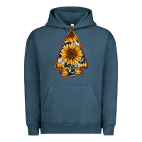Pigment Midnight Navy sunflower arrowhead Urban Hoodie - Jasminsmagicworld