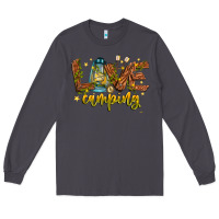 Smoke Love Camping Long Sleeve Tee - CowhideDigitalArt