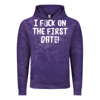 Cloud Purple i f'ck on the first date Vintage Hoodie - artisFamous