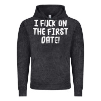 Vintage Black i f'ck on the first date Vintage Hoodie - artisFamous