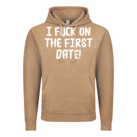 Vintage Coffee i f'ck on the first date Vintage Hoodie - artisFamous