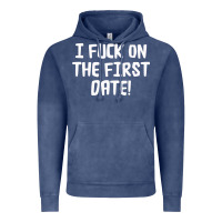 Vintage Denim i f'ck on the first date Vintage Hoodie - artisFamous