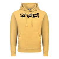 Vintage Mustard i hate myself Vintage Hoodie - artisFamous
