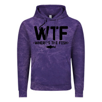 Cloud Purple where's the fish Vintage Hoodie - artisFamous