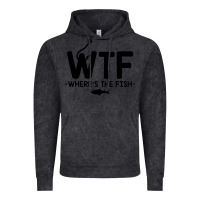 Vintage Black where's the fish Vintage Hoodie - artisFamous