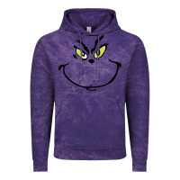Cloud Purple Grinch Face Vintage Hoodie - artisFamous
