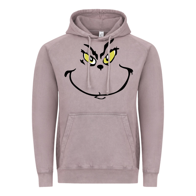 Grinch Face Vintage Hoodie by artisFamous | Teevron