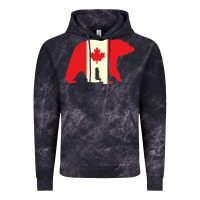 Cloud Black Canadian Bear Vintage Hoodie - artisFamous