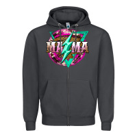 Smoke mama life and thunderbolt Zipper Hoodie - JahusDesignShop