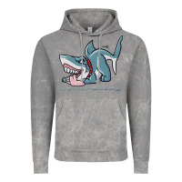 Cloud Rock Sharkdog Sticker Vintage Hoodie - artisFamous