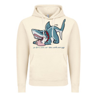 Vintage Artic Sharkdog Sticker Vintage Hoodie - artisFamous
