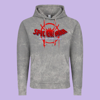 Into The Spider Verse Film Vintage Hoodie Designed By Artisfamous