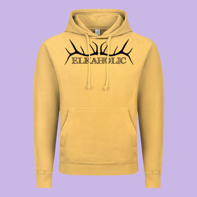 Elkaholic Vintage Hoodie Designed By Artisfamous