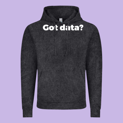 Data Science Humor White Vintage Hoodie Designed By Artisfamous