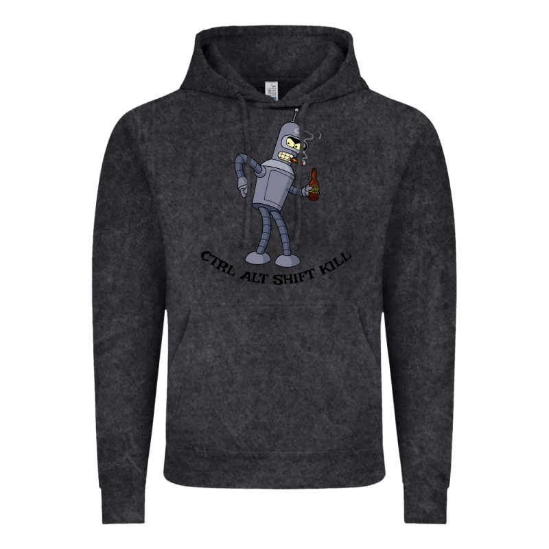 Futurama Ctrl Alt Shift Kill Bender Vintage Hoodie by artisFamous | Teevron