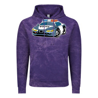 Cloud Purple police car Vintage Hoodie - artisFamous