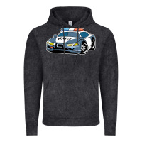 Vintage Black police car Vintage Hoodie - artisFamous