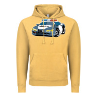Vintage Mustard police car Vintage Hoodie - artisFamous