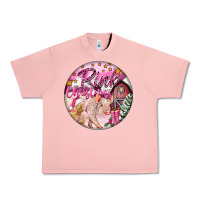 Salmon pink christmas pig Urban Heavy Tee - FaDigitalArtStudio