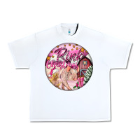 White pink christmas pig Urban Heavy Tee - FaDigitalArtStudio
