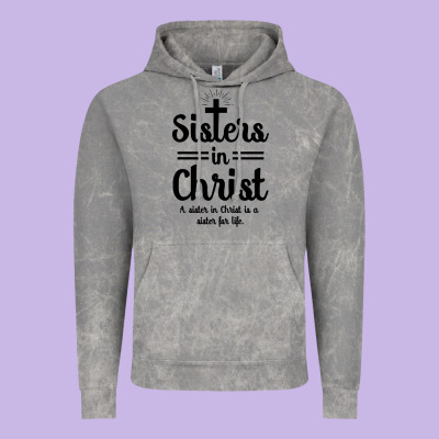 Sister In Christ Vintage Hoodie Designed By Artisfamous