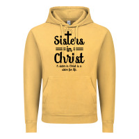 Vintage Mustard sister in christ Vintage Hoodie - artisFamous