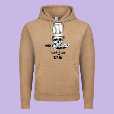 Bourdain Cook Free Or Die Vintage Hoodie Designed By Artisfamous