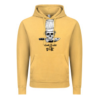 Vintage Mustard bourdain cook free or die Vintage Hoodie - artisFamous