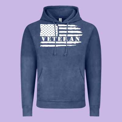 American Veteran, Patriotic American Tee, Army Style Sweatshirt Vintage Hoodie Designed By Artisfamous