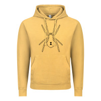 Vintage Mustard black widow Vintage Hoodie - artisFamous