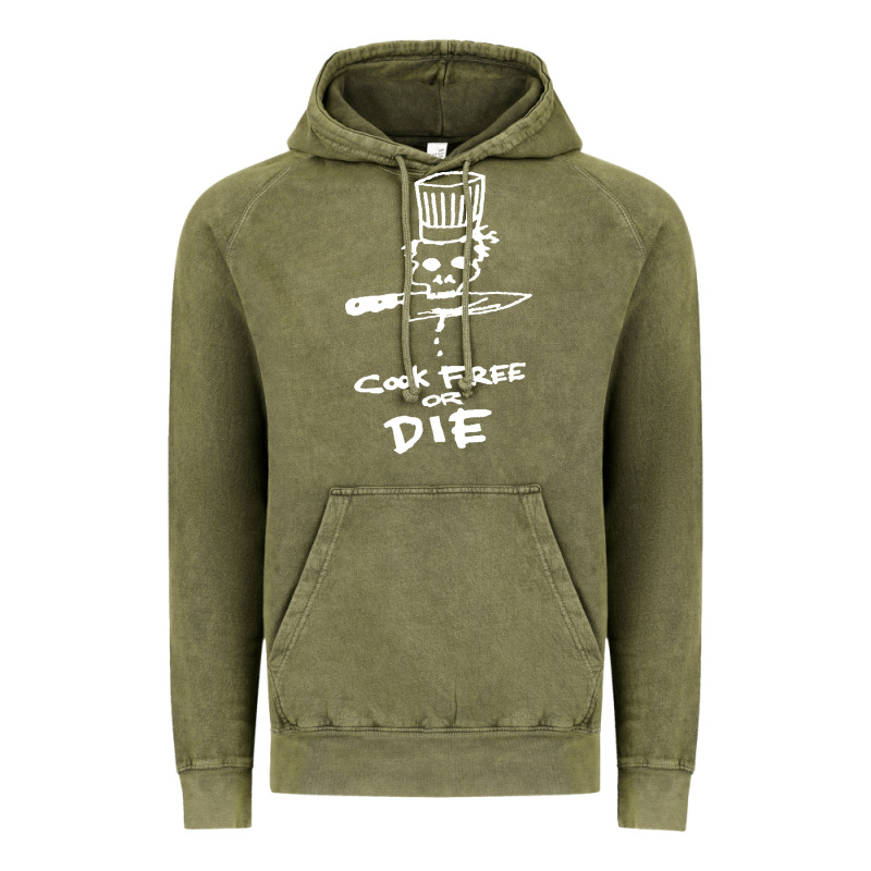Bourdain Cook Free Or Die Vintage Hoodie by artisFamous | Teevron