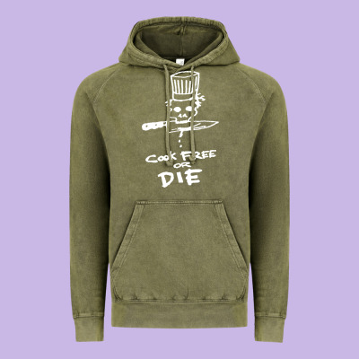Bourdain Cook Free Or Die Vintage Hoodie Designed By Artisfamous