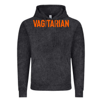 Vintage Black vagitarian Vintage Hoodie - artisFamous