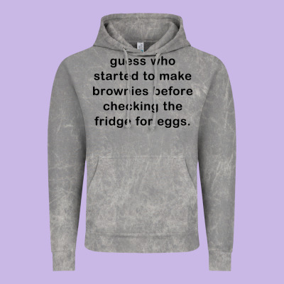 Guess Who Started To Make Brownies Vintage Hoodie Designed By Artisfamous