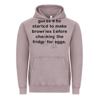 Vintage Zinc guess who started to make brownies Vintage Hoodie - artisFamous